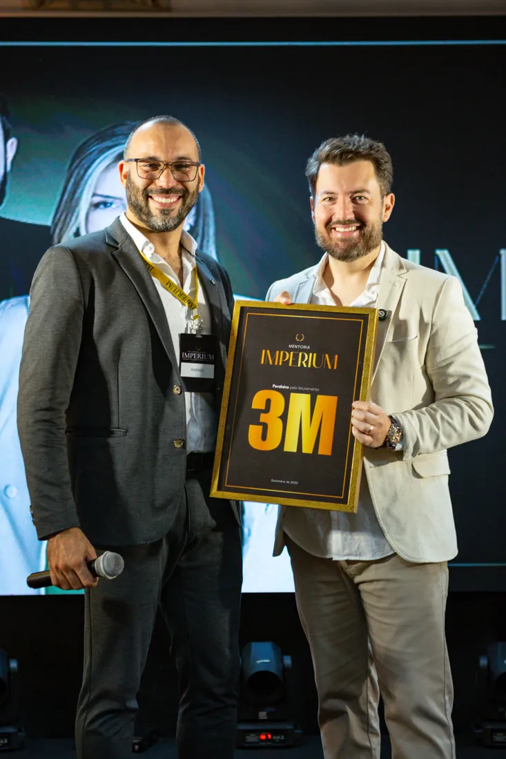 Mentorado com placa de R$ 3 milhões em faturamento